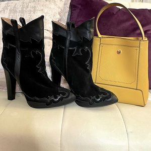 🔥Zara cowboy ankle boots🔥